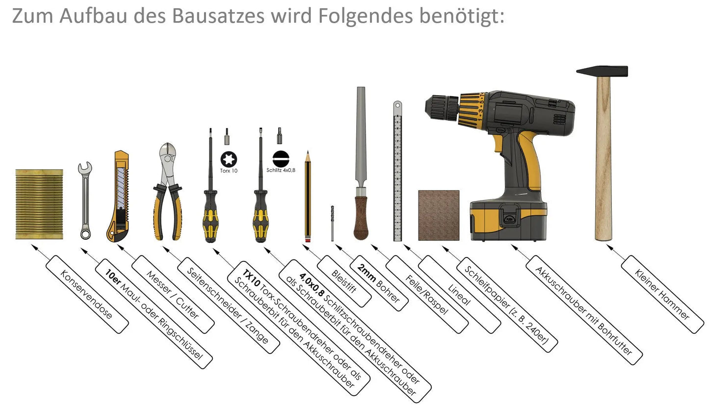 Dosengitarre "EX-Style" Bausatz Dosengitarre