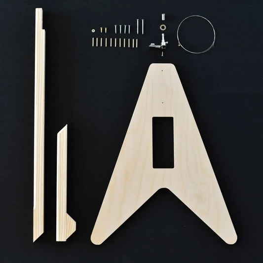 Dosengitarre "V-Style" Bausatz Dosengitarre