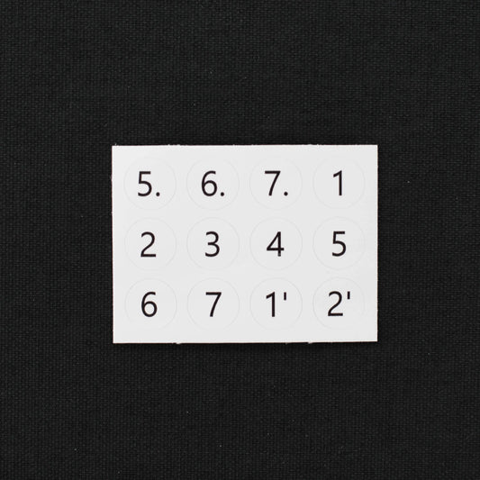 Orientierungspunkte (selbstklebend) Dosengitarre