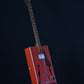 3-saitige Cigar Box Guitar „Cherry Red“ | #23